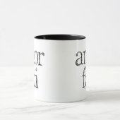 Mug Le Philosophe Moderne : Amor Fati (Centre)
