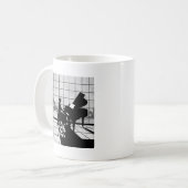 Mug Le pianiste vintage (Devant gauche)