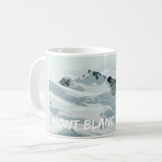 Mug Le pic du Mont Blanc, France (Devant gauche)