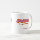 Mug Le pickleball est mon plan de retraite (Devant droit)