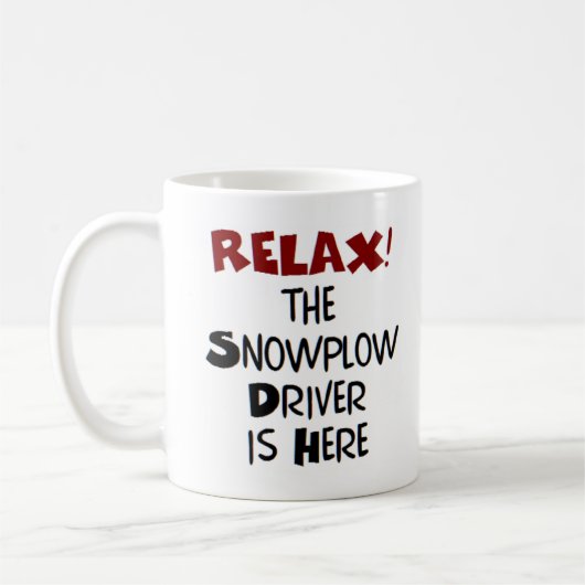 Mug le pilote de chasse à neige est ici (Gauche)