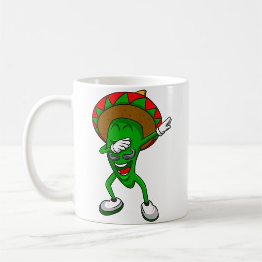 Mug Le Piment Mexicain qui fait Dab (Gauche)