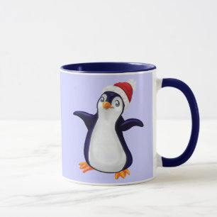 Mug Le pingouin, où est ma caresse de Noël ?
