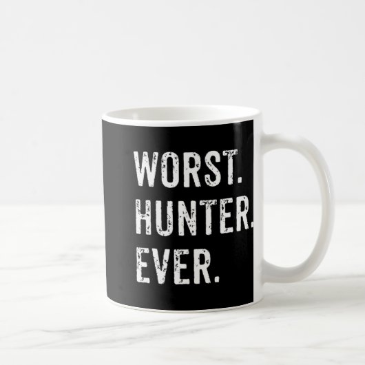 Mug Le Pire Chasseur Jamais Drôle Chasse Deer Camp Pap (Droite)