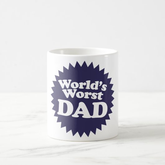 Mug Le pire papa du monde (Centre)