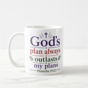 Mug Le Plan de Dieu Dépasse Toujours Mes Plans Encoura