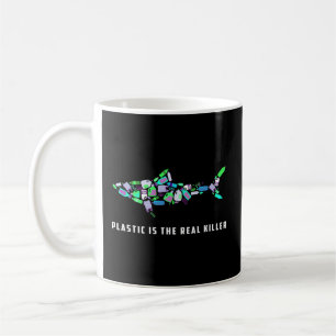 Mug Le Plastique Est Le Véritable Tueur Requin Sauver