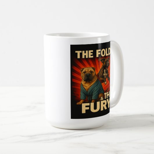Mug Le pliage et la fureur (Devant droit)