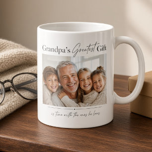 Mug Le plus beau cadeau de Papi personnalisé avec les