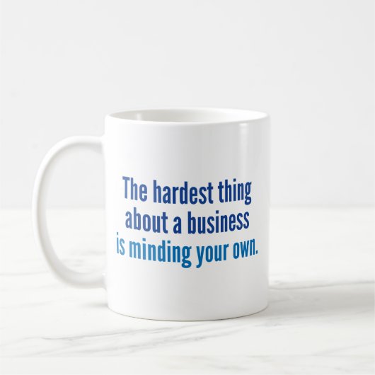 Mug Le plus dur (Gauche)