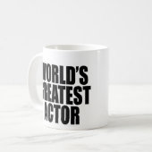 Mug Le plus grand acteur du monde (Devant gauche)