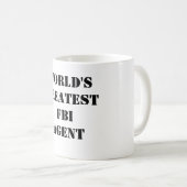 Mug Le plus grand agent du FBI du monde (Devant droit)