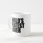 Mug Le plus grand amant du monde (Devant gauche)