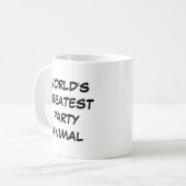Mug "Le plus grand animal du parti au monde" (Devant gauche)
