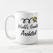 Mug Le plus grand architecte du monde - cadeau de café (Gauche)