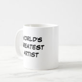Mug "Le plus grand artiste du monde" (Devant gauche)