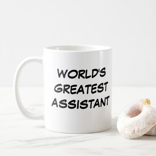 Mug "Le plus grand assistant du monde" (Avec donut)