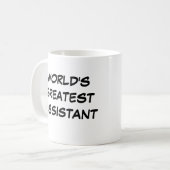 Mug "Le plus grand assistant du monde" (Devant gauche)