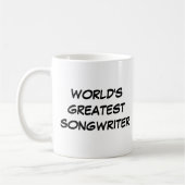 Mug "Le plus grand auteur de chansons du monde" (Gauche)