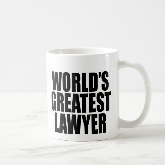 Mug Le plus grand avocat du monde (Droite)