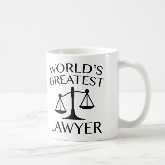 Mug Le plus grand avocat du monde (Droite)