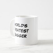 Mug "Le plus grand Bagger du monde" (Devant gauche)