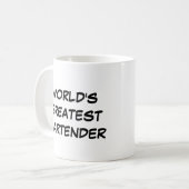 Mug "Le plus grand barman du monde" (Devant gauche)