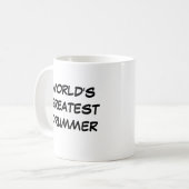 Mug "Le plus grand batteur du monde" (Devant gauche)