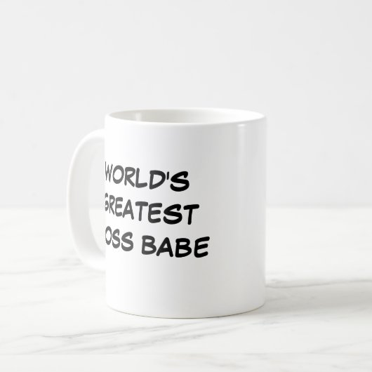 Mug "Le plus grand bébé chef du monde" (Devant gauche)