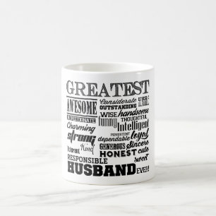 Mug Le plus grand bonbon à mari jamais personnalisé