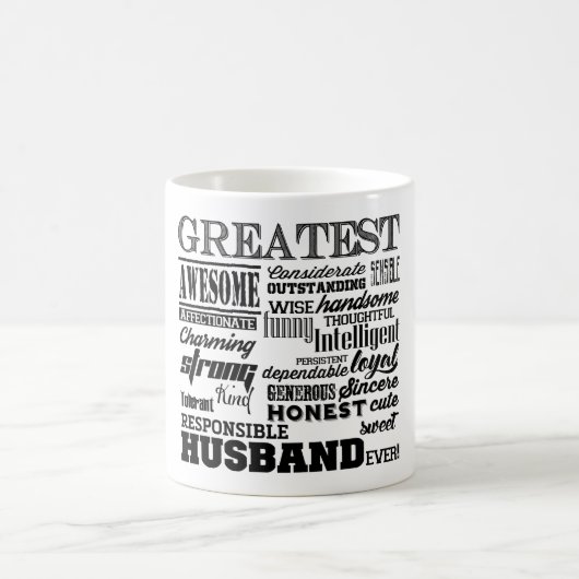 Mug Le plus grand bonbon à mari jamais personnalisé (Centre)