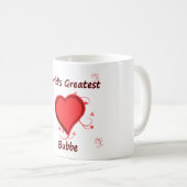 Mug Le plus grand bubbe du monde (Devant droit)