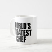 Mug Le plus grand chef du monde (Devant gauche)