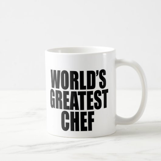 Mug Le plus grand chef du monde (Droite)
