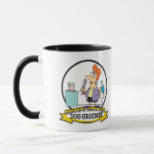 MUG LE PLUS GRAND CHIEN GROOMER FEMMES DESSINS DE CHIE (Gauche)