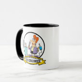 MUG LE PLUS GRAND CHIEN GROOMER FEMMES DESSINS DE CHIE (Devant gauche)