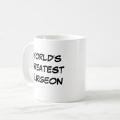 Mug "Le plus grand chirurgien du monde" (Devant gauche)