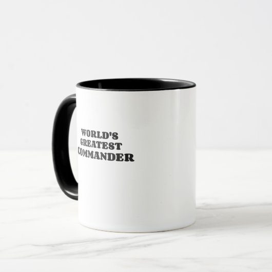 MUG LE PLUS GRAND COMMANDANT DU MONDE (Devant gauche)