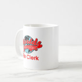 Mug Le plus grand commis de dossier du monde (Devant gauche)