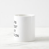 Mug "Le plus grand compagnon de sobre du monde" (Centre)