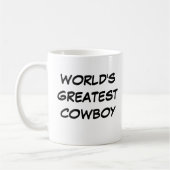 Mug "Le plus grand cowboy du monde" (Gauche)