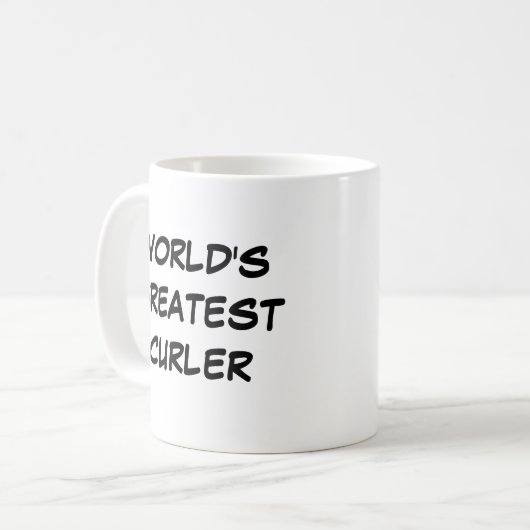 Mug "Le plus grand curleur du monde" (Devant gauche)