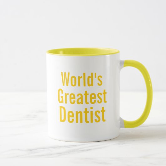 Mug Le plus grand dentiste des mondes (Droite)