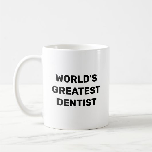 Mug Le plus grand dentiste du monde (Gauche)