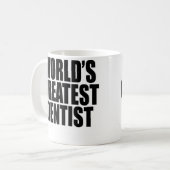 Mug Le plus grand dentiste du monde (Devant gauche)