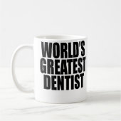 Mug Le plus grand dentiste du monde (Gauche)