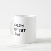 Mug "Le plus grand Diva du monde" (Devant gauche)