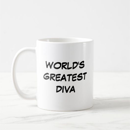 Mug "Le plus grand Diva du monde" (Gauche)