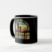 Mug Le Plus Grand Don Que J'Ai Jamais Reçu De Dieu Pap (Devant gauche)