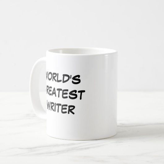 Mug "Le plus grand écrivain du monde" (Devant gauche)